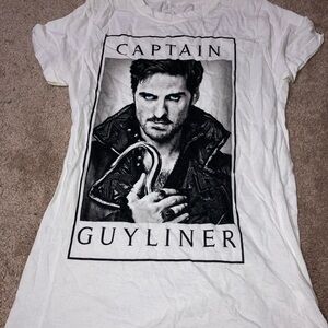 Hot topic once upon a time Captain Hook shirt